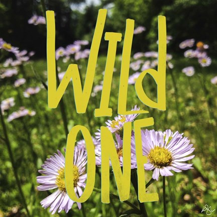 Framed Wild One Flowers Print