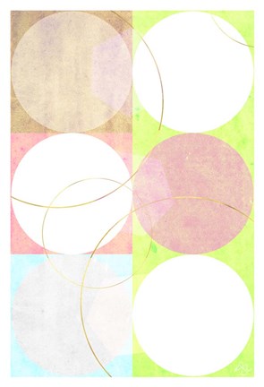 Framed Circles Print