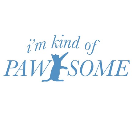 Framed Pawesome Cat Print