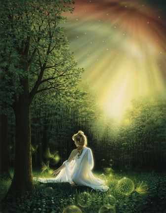 Framed Fairy Friends Print