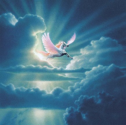 Framed Guardian Of The Sky Print