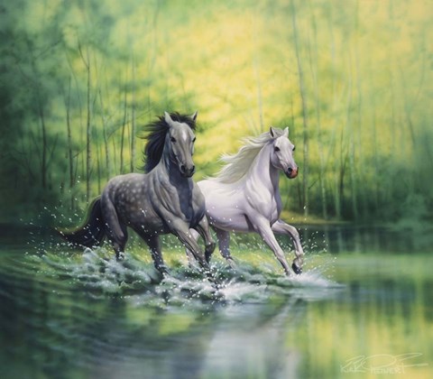 Framed Spring Morning Print