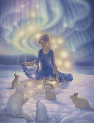 Framed Celebration II, Aurora Dreams 2 Print