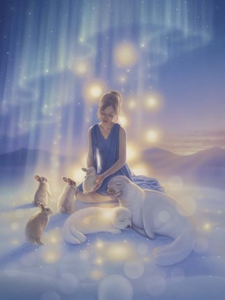 Framed Celebration II, Aurora Dreams 3 Print