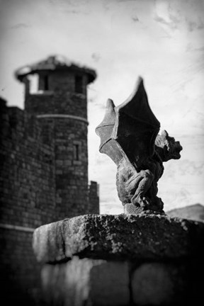 Framed Guardian at the Gate Print