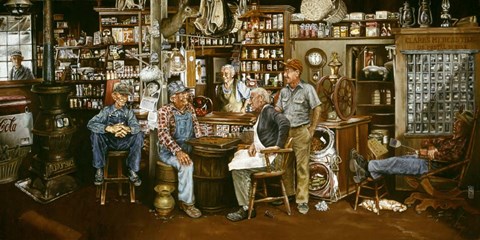 Framed Clark&#39;s Defeat Print