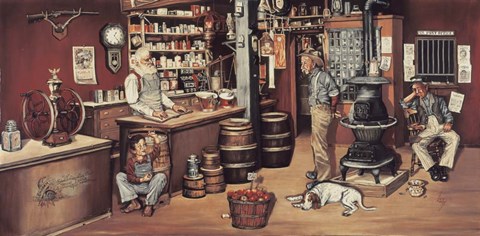 Framed Cracker Thief Print