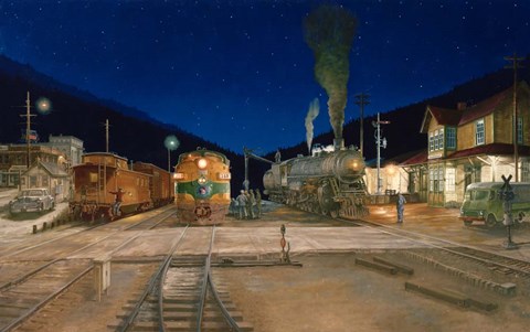 Framed Night Crew Print