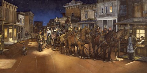 Framed Late Arrivals Print