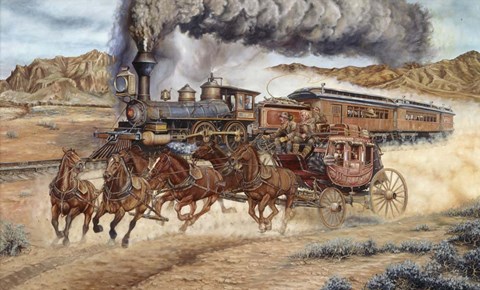 Framed Reluctant for Progress Print