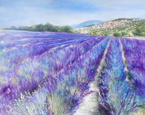 Framed Lavender IV Print