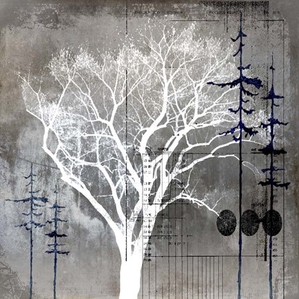 Framed July Tree 8 Print