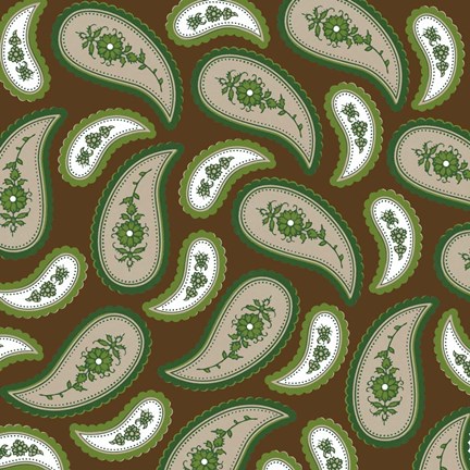 Framed Camo Paisley 2.2 Print