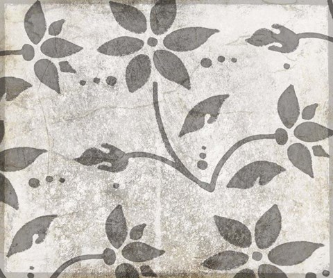 Framed Decorative Pattern 3 Print