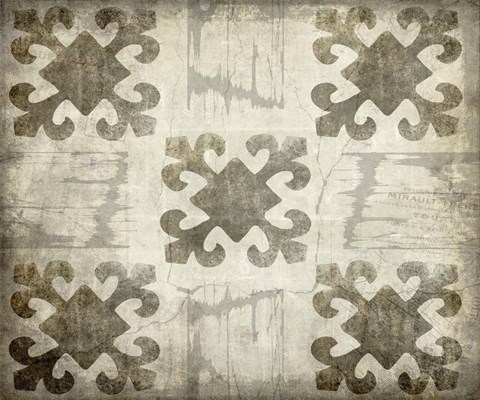 Framed Decorative Pattern 4 Print