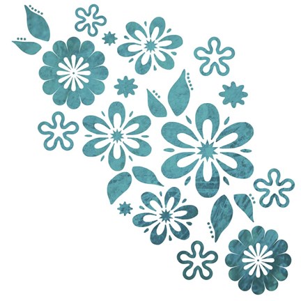 Framed Go BoHo 5 texture Print