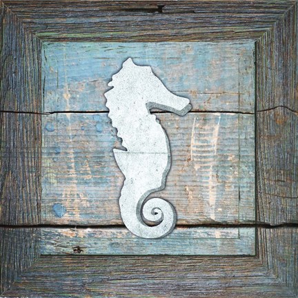 Framed Gypsy Sea Blue Framed 2 Print