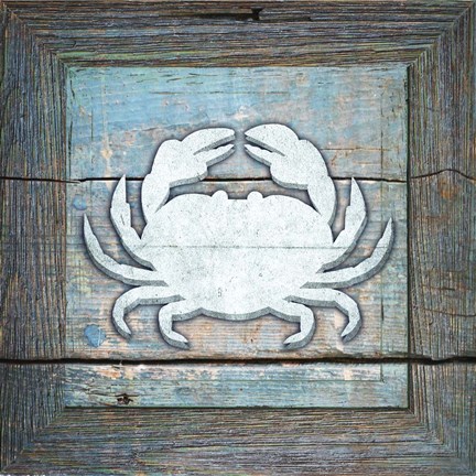 Framed Gypsy Sea Blue Framed 4 Print