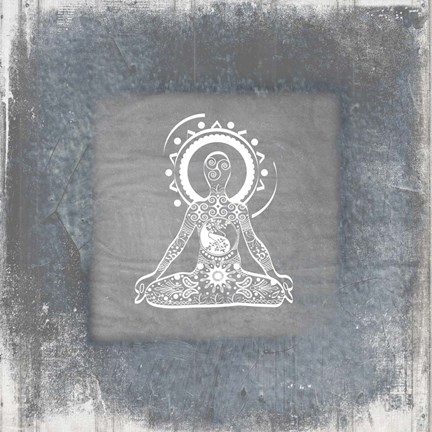 Framed Gypsy Yoga V1 1 Print