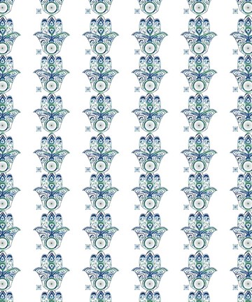 Framed Yoga Pattern Print