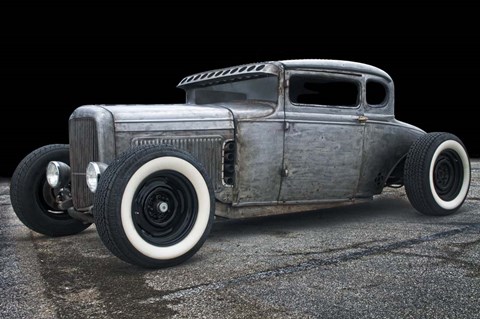 Framed 1931 Coupe Rat Rod Print
