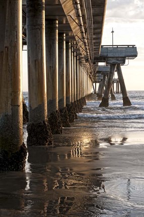 Framed Venice Beach Pier Print