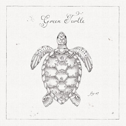 Framed Underwater Life VIII Print