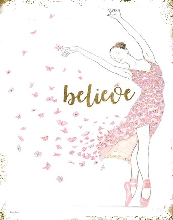 Framed Dream Dancer I Print