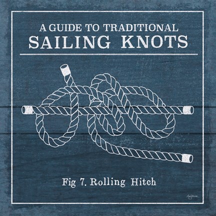 Framed Vintage Sailing Knots VIII Print