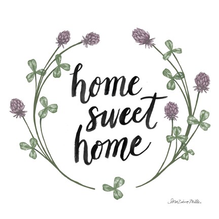 Framed Happy to Bee Home Words I Print