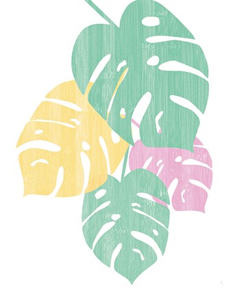 Framed Monstera IV Bright on White Print