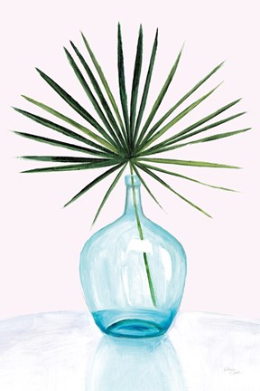 Framed Statement Palms I Print