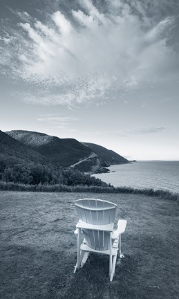 Framed By the Sea IV no Border Print