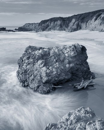 Framed California Coast Crop Print