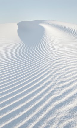 Framed White Sands II no Border Print