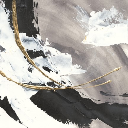 Framed Gilded Arcs I Print