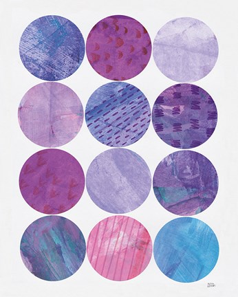 Framed Kitchen Garden Dots II Print