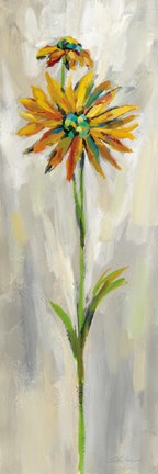 Framed Single Stem Flower III Print
