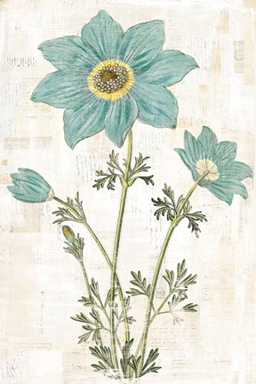 Framed Bloemen Boek VII Print