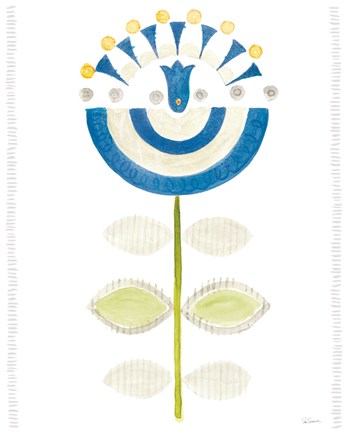 Framed Hygge Flowers III Print