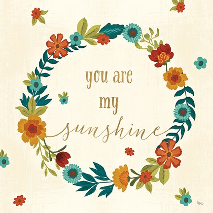 Framed Flourish III Print