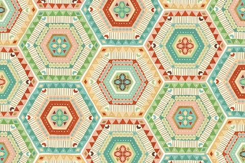 Framed Southwest Geo XI Print