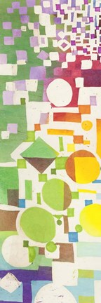 Framed Multicolor Pattern II Print