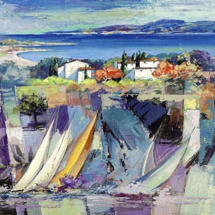 Framed Racconto Mediterraneo (detail) Print