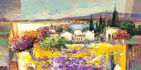 Framed Estate Mediterranea (detail) Print