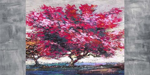 Framed Albero in Fiore Print