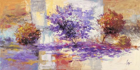 Framed Vento sugli Alberi Print