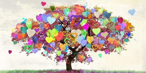 Framed Tree of Love Print