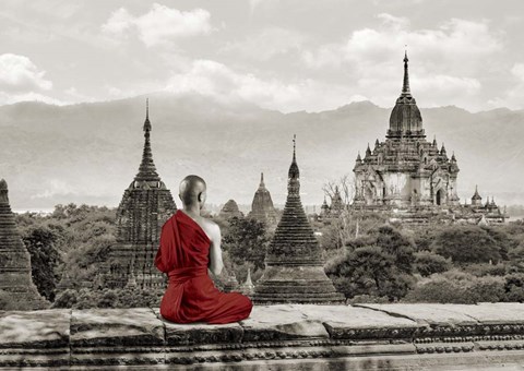 Framed Deep Meditation Print