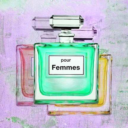 Framed Pour Femmes II Print